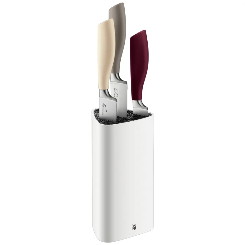 WMF Elements blok s noži, nůž šéfkuchaře 13 cm, nůž na přípravu 15 cm,…
