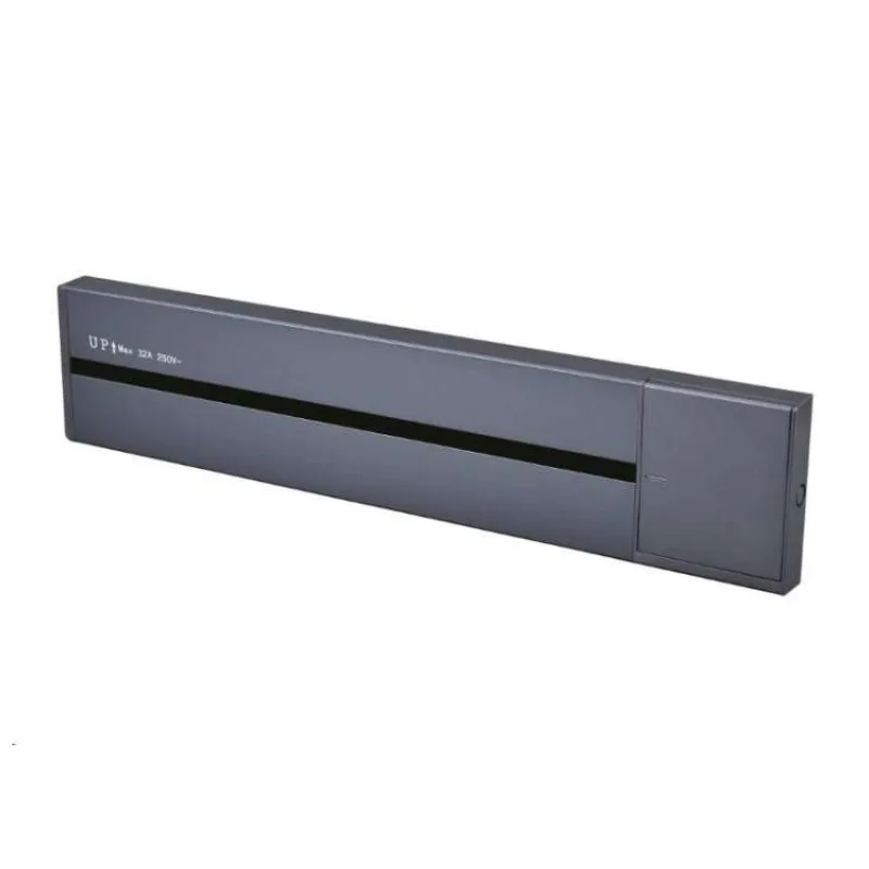Zásuvková lišta - povrchová Viking LP40G/230V,50Hz/40cm dĺžka/sivá/až 5 modulov/IP20/hliník/povrchová (VLP40G)