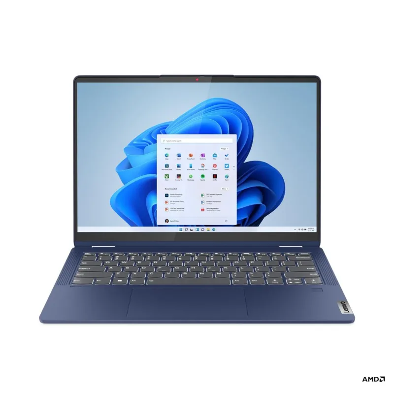 Lenovo IdeaPad Flex 5 14ABR8 Ryzen5 5625U 16GB 512GB 14.0"WUXGA IPS Touch GL IntegRadeon PEN Win11Home Abyss Blue