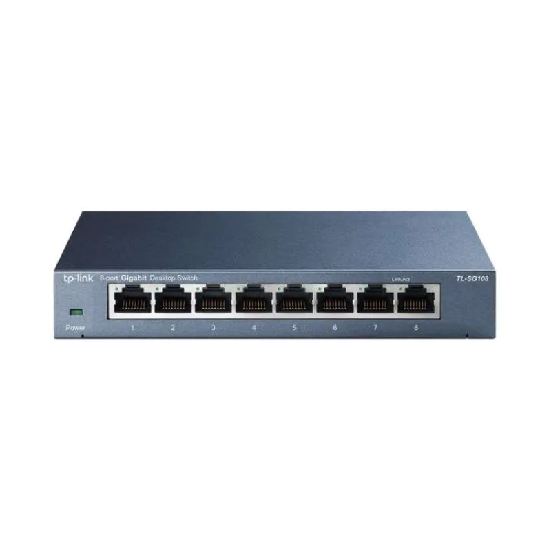 SwitchTP-Link TL-SG108 8-Port/1000Mbps/Desk (SWITCH TPLINK TL-SG108)