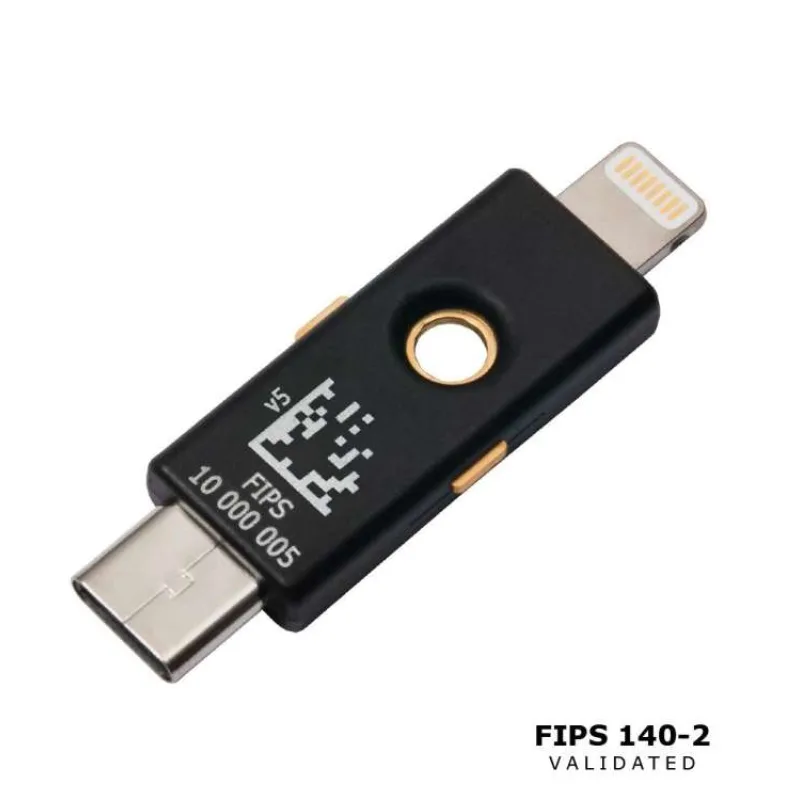 YubiKey 5Ci FIPS - USB-C+Lighting (YubiKey 5Ci FIPS)