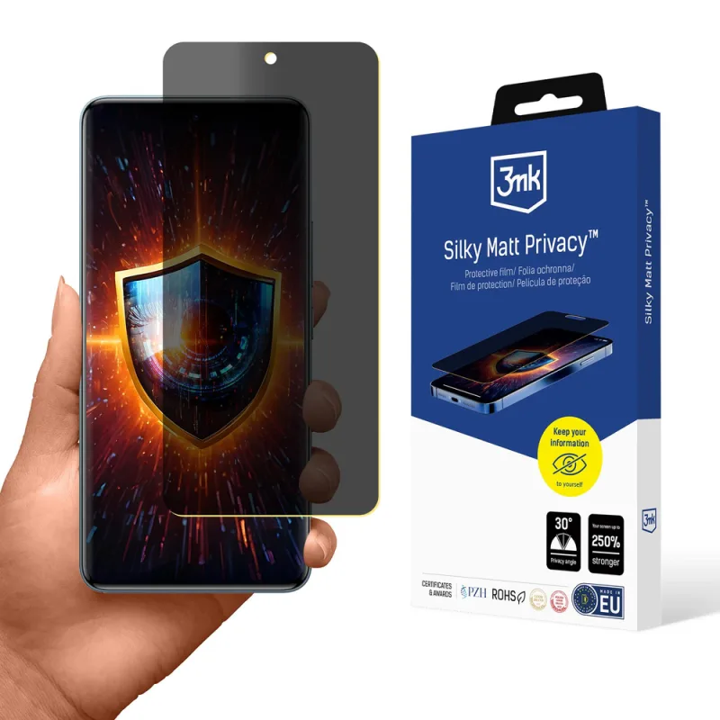 3mk Silky Matt Privacy Screen Protector pre Xiaomi Redmi Note 15 Pro 4G