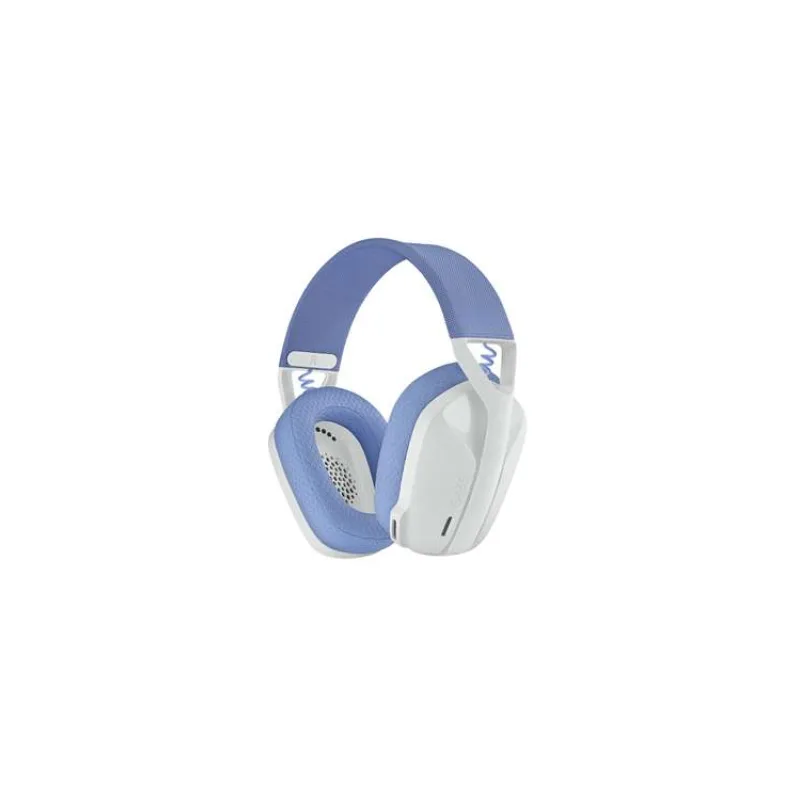 Logitech G435 LIGHTSPEED - bezdrôtové herné slúchadlá - biela/fialová (981-001074)