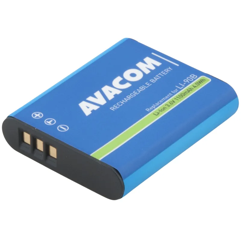 AVACOM Olympus LI-90B, LI-92B Li-Ion 3.6V 1100mAh DIOL-LI90-B1100