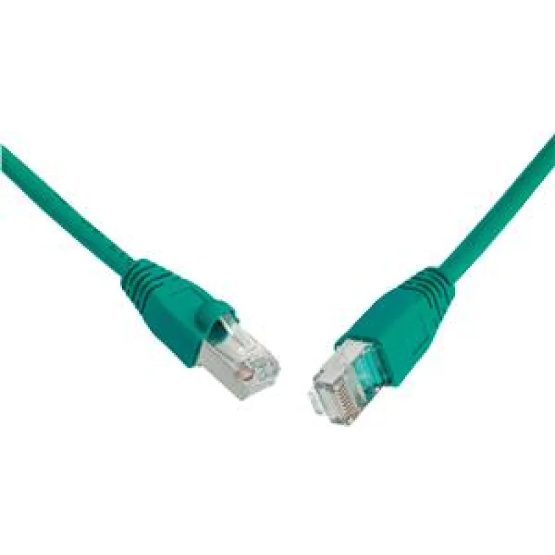 SOLARIX patch kábel CAT6 SFTP PVC 0, 5m zelený 28750059