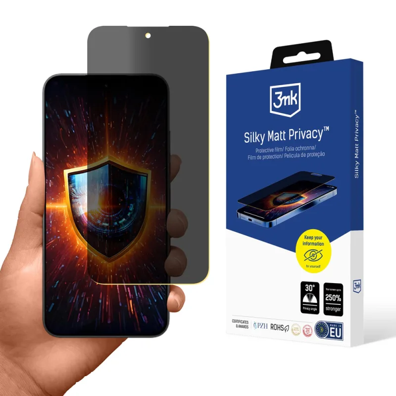 Ochranná fólia na ochranu súkromia 3mk Silky Matt pre Xiaomi Poco F7