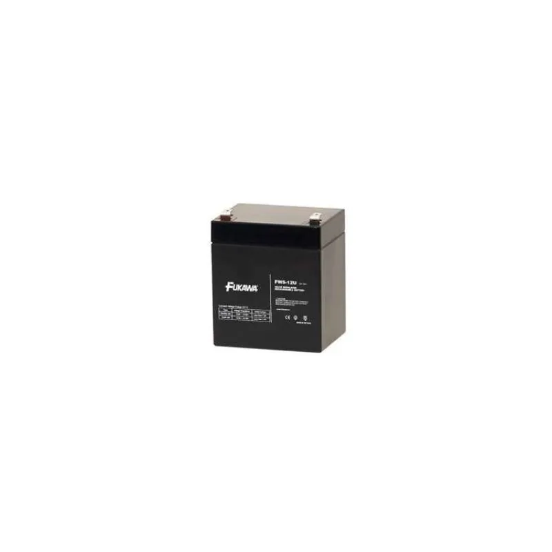 FUKAWA akumulátor FW 5-12 U (12V 5Ah faston F2-6,3mm životnost 5let) (FW 5-12)