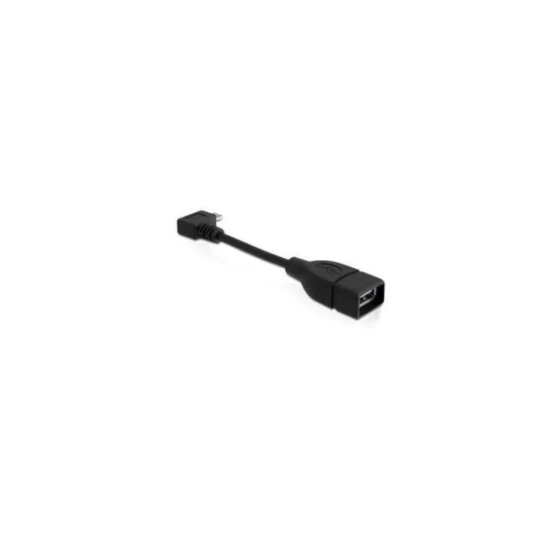 Delock Adapter USB micro-B samec pravoúhlý USB 2.0-A samice OTG 11cm (83104)