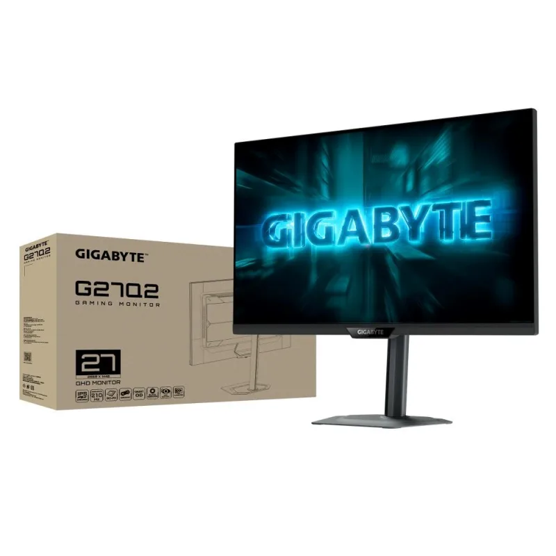 GIGABYTE LCD - 27" Gaming monitor G27Q2, IPS, 2560x1440 QHD, 200Hz, …