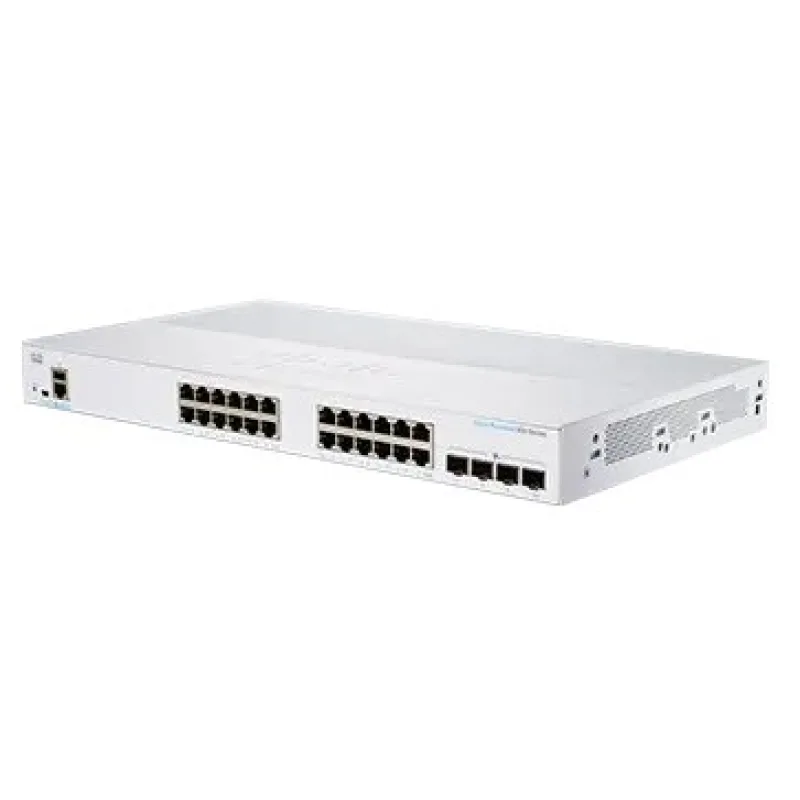 Cisco switch CBS350-24T-4G-UK (24xGbE, 4xSFP, fanless) - REFRESH CBS350…