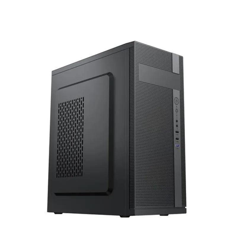 VeinX case ID02A Mid Tower, bez zdroje, 1x USB3.0, 2x USB2.0, černá…