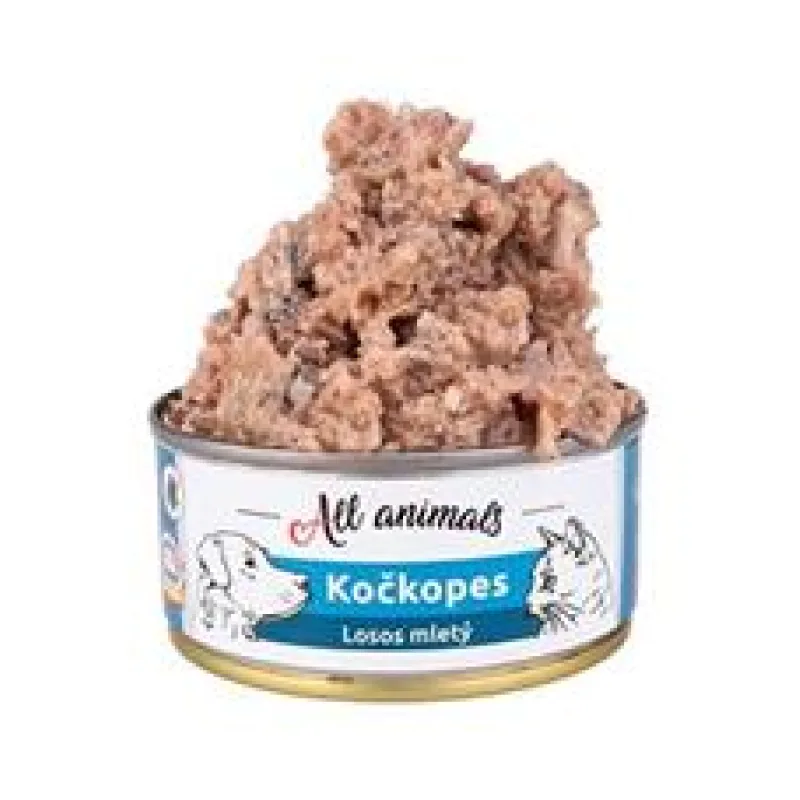 All Animals kočkopes Losos mletý 90g