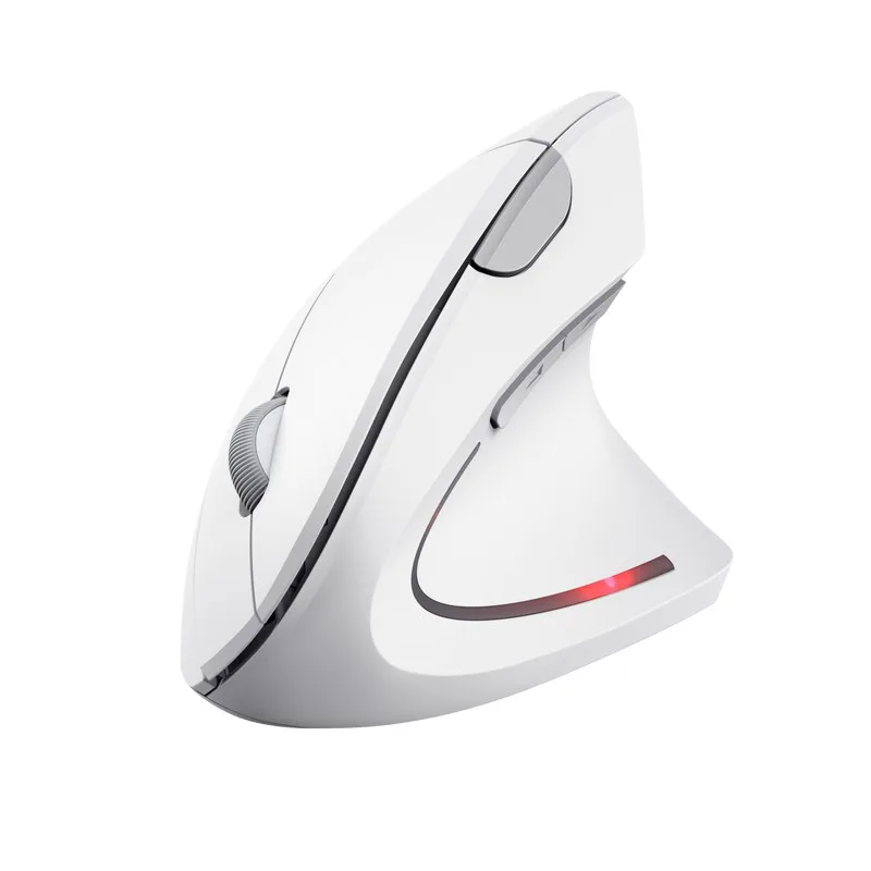 BAZAR - TRUST vertikální myš Verto bezdrátová ergonomická myš, USB, bílá …
