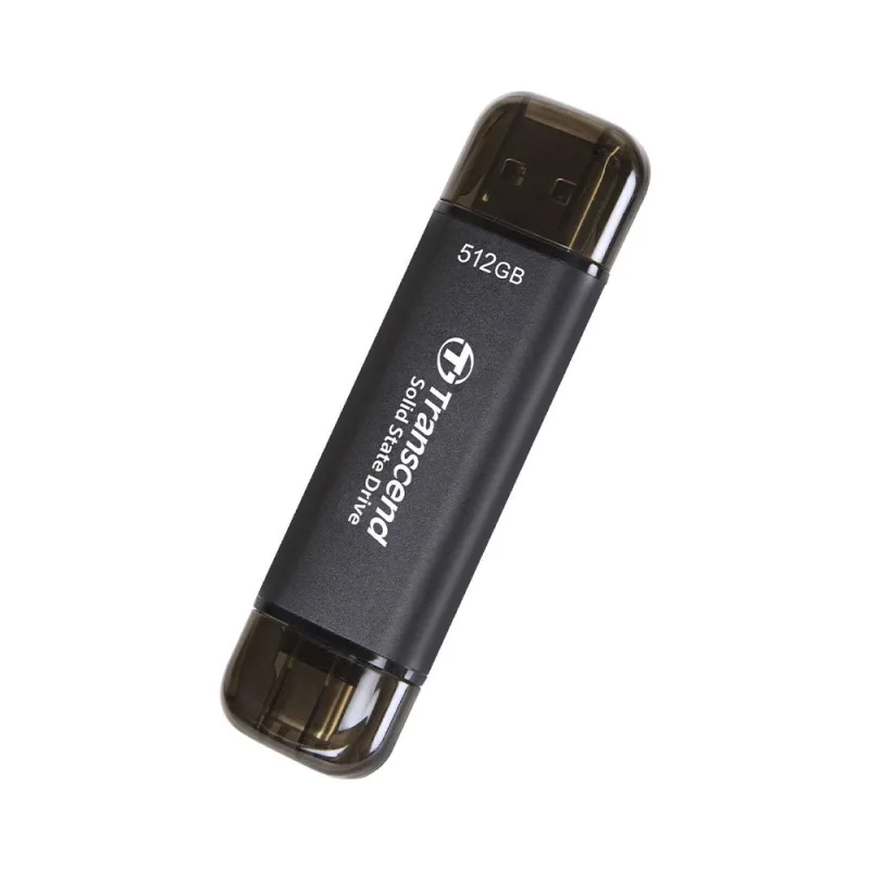 Transcend SSD 512GB ESD310C USB 3.2 Gen 2x1 - Black