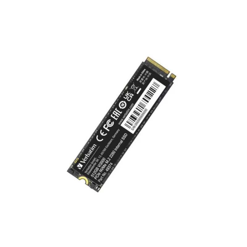 VERBATIM SSD Vi5000 Internal PCIe NVMe M.2 SSD 512GB , W2500/ R 5000 MB/s (31825)