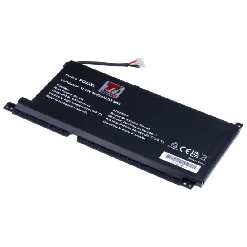 Batéria T6 Power HP Pavilion Gaming 15-dk0000, 15-ec0000, 4545mAh, 52,5Wh, 3cell, Li-pol (NBHP0197)