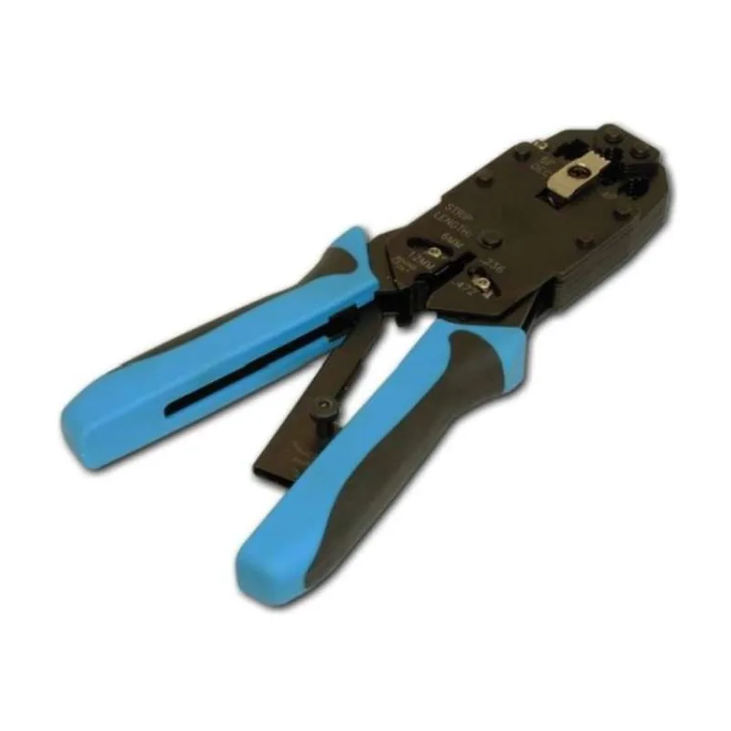W-star Krimpovacie kliešte RJ45 WS200R RJ50, RJ45, RJ12, RJ11 račňa, masívne s orezávačom (WS200R)