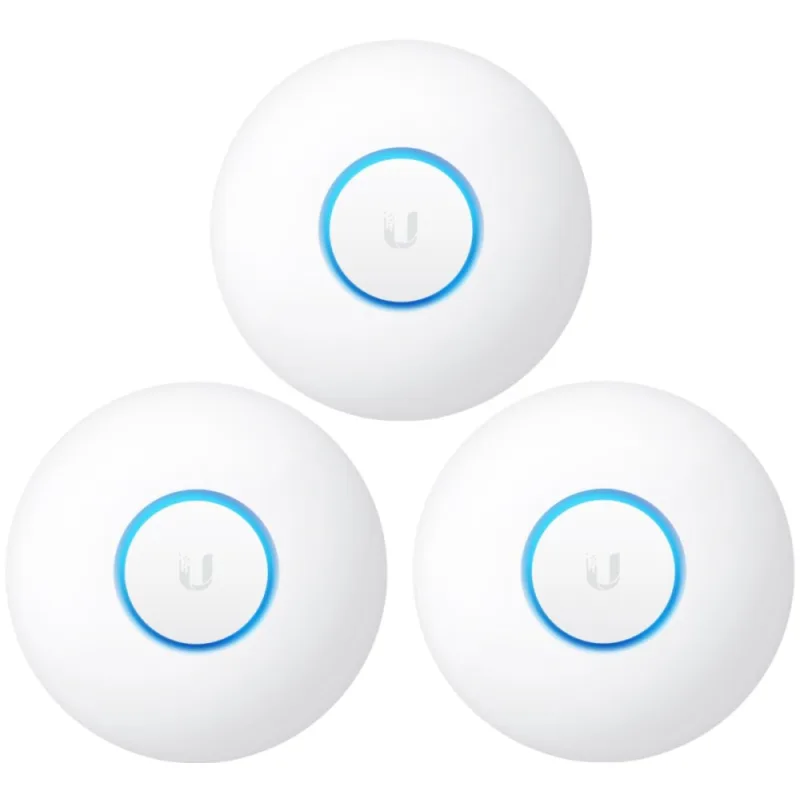 Ubiquiti UAP-nanoHD-3 - Compact UniFi Wave2 AC AP, bez PoE adaptéra, 3…