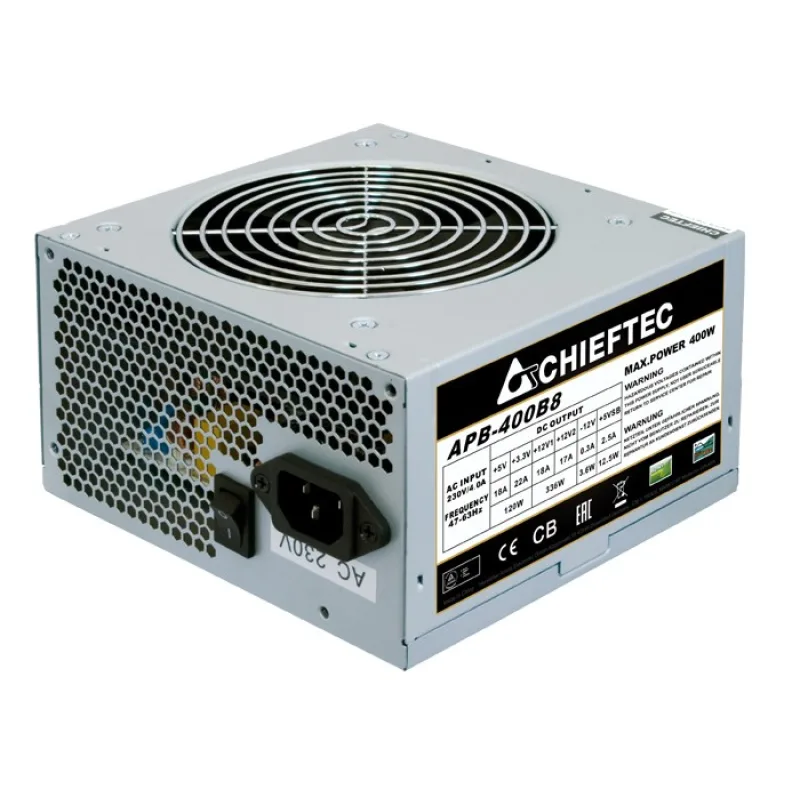 CHIEFTEC Value napájací zdroj, APB-500B8, 500W, ATX-12V V.2.3 , typ…