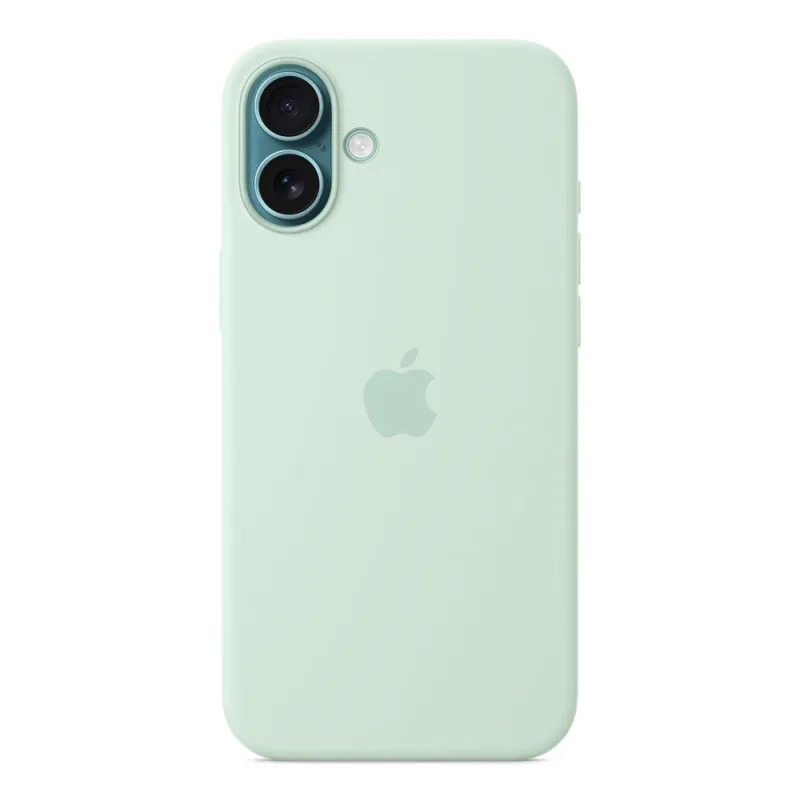 iPhone 16 Plus Silicone Case with MS - Aquamarine MDGU4ZM/A