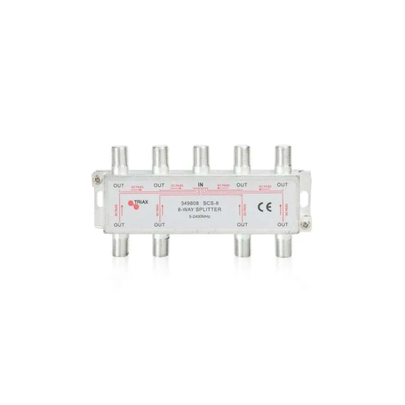 Rozbočovač 1-8 TRIAX SCS - 8 WAY 5-2400 MHz (R F 1-8 TRIAX)
