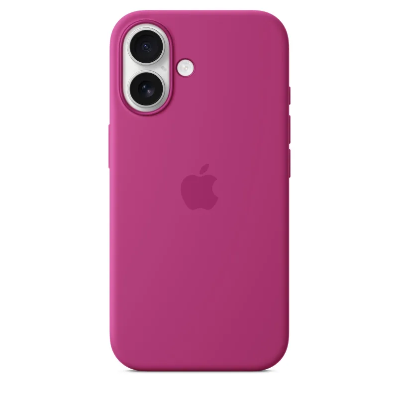 Apple silikónové puzdro s MagSafe pre Apple iPhone 16 Fuchsia ružové…