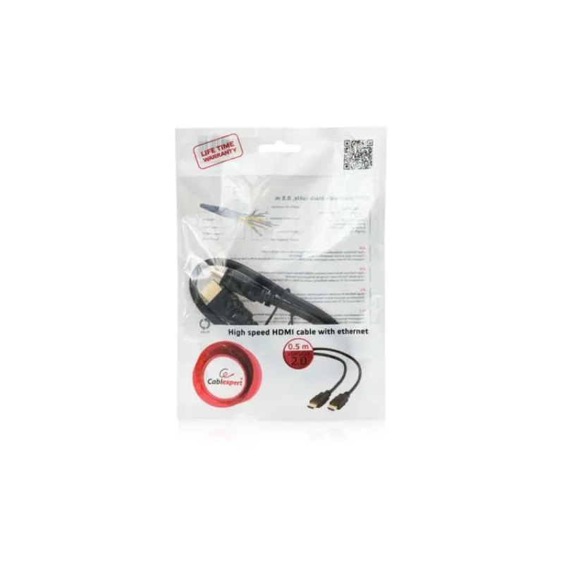 Kábel HDMI 0,5m, verzia 2.0 (KAB HDMI 2.0 0,5M)