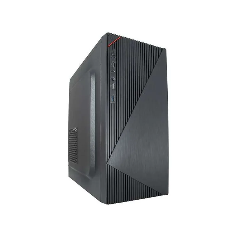 VeinX case Crown CR18A Mid Tower, bez zdroje, 1x USB3.0, 2x USB2.0, černá (VX-CR18A)