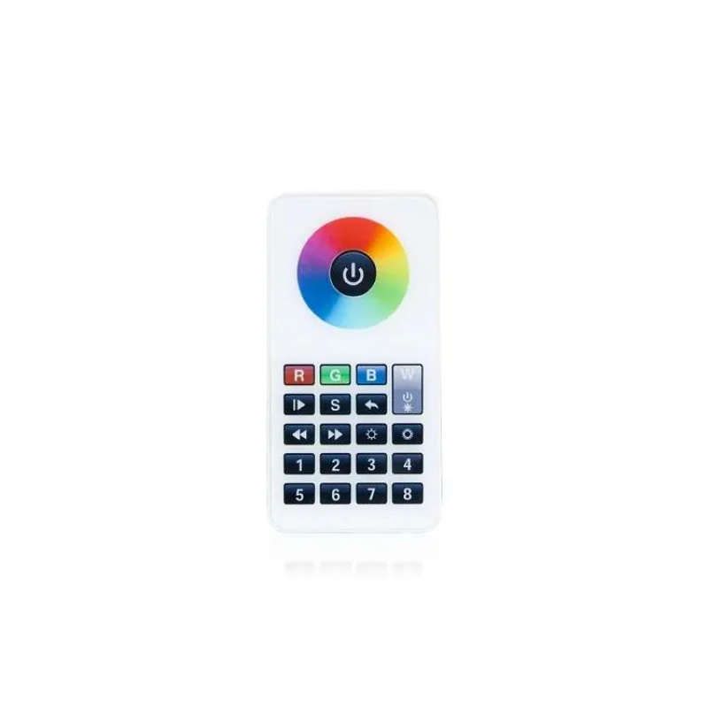 Diaľkové ovládanie 2818 biele pre 1009FA, 8-kanál (LED OVLRGB-2818-DO)