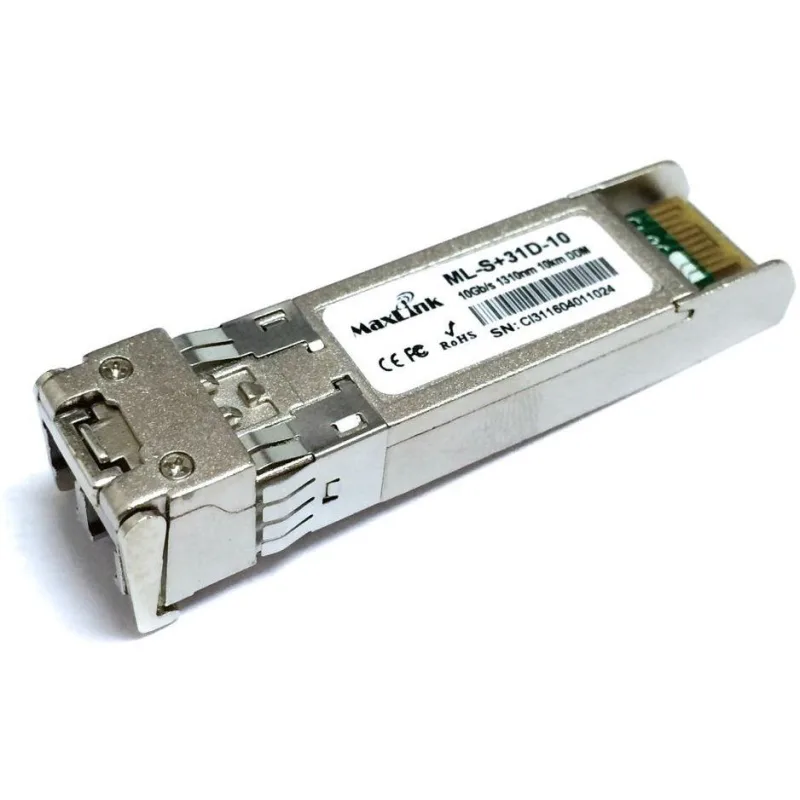 MaxLink 10G SFP+ optický modul, SM, 1310nm, 10km, 2x LC konektor, DDM ML…