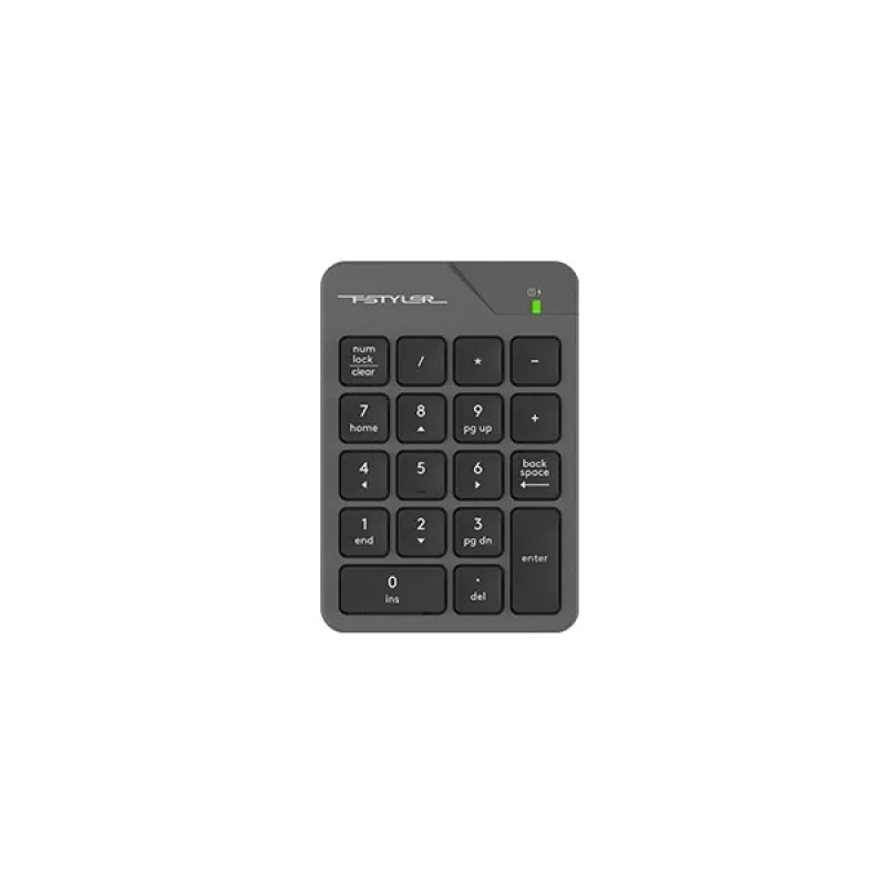 A4tech FSTYLER bezdrátová numerická klávesnice, šedá FGK21C-GY