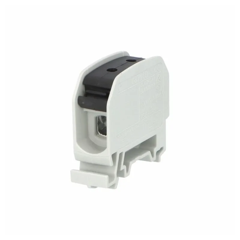 Hora eTec GmbH Univerzálna svorka RKA 16 L S čierna 76A, 1pól., AL/CU na DIN 2x16mm2