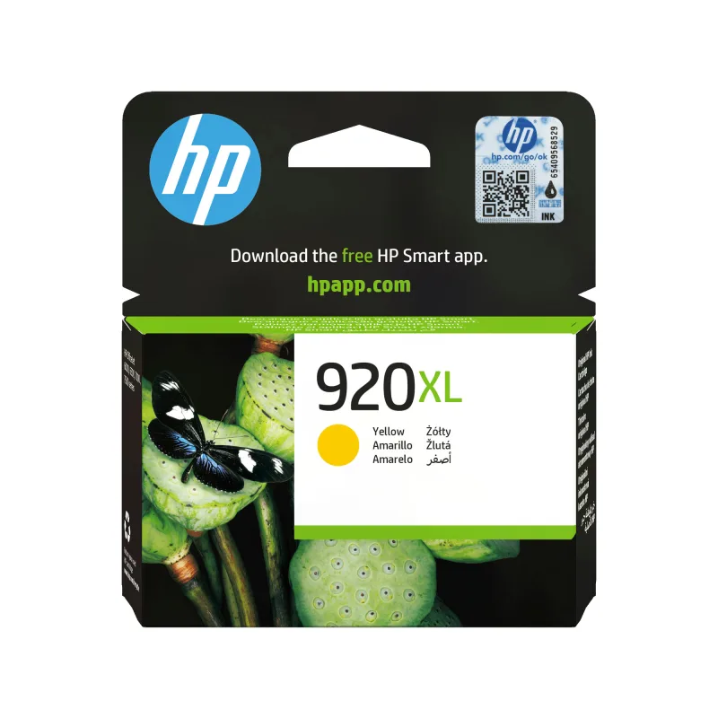 BAZAR - HP 920XL Yellow Ink Cart, 6 ml, CD974AE (700 pages) - po…