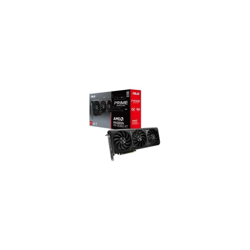 ASUS VGA AMD Radeon RX 9060 XT PRIME OC 16GB, RX 9060 XT, 16GB GDDR6, 2xDP, 1xHDMI (90YV0LF1-M0NA00)
