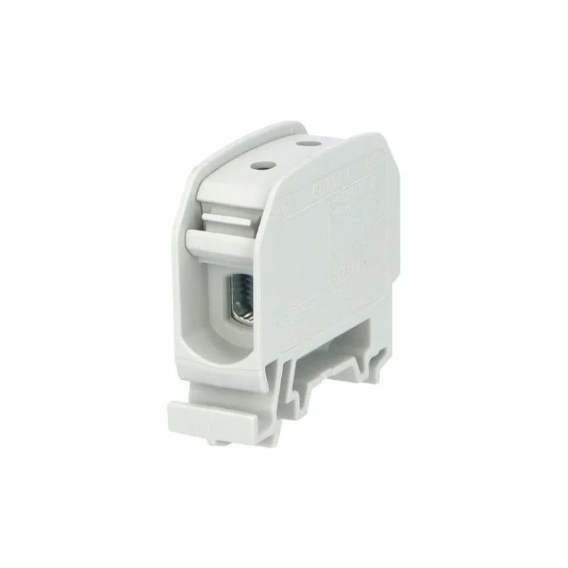 Hora eTec GmbH Univerzálna svorka RKA 16 L G šedá 76A, 1pól., AL/CU na DIN 2x16mm2