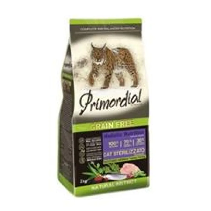PRIMORDIAL Cat Sterilizzato Turkey&Herring 2kg - exp. 11/25 - 1ks skladem