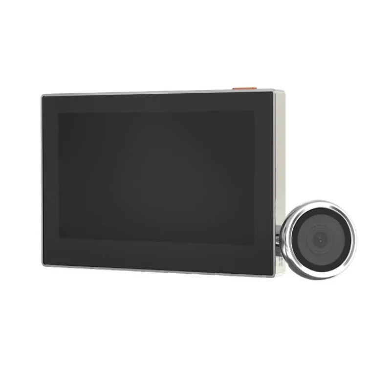 EZVIZ chytré dveřní kukátko s kamerou HP2/ Wi-Fi/ 2K/ 4,3" monitor/ napájení ze sítě a baterie/ 2200 mAh/ černé (CS-HP2-R100-6E2WB-GR)
