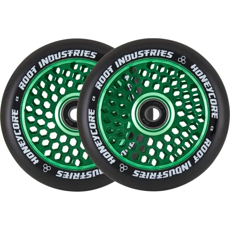 Root Honeycore 110 mm Wheel Set - Green 2 ks