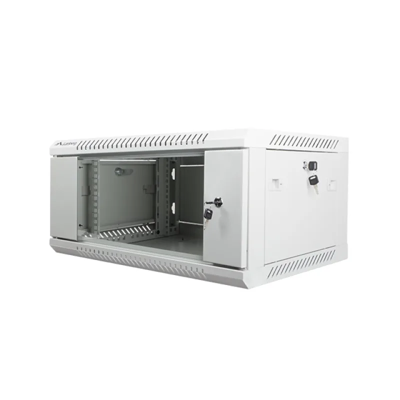 Nástenný rack 19"" 4U 600X450mm sivý flat pack WF01-6404-10S