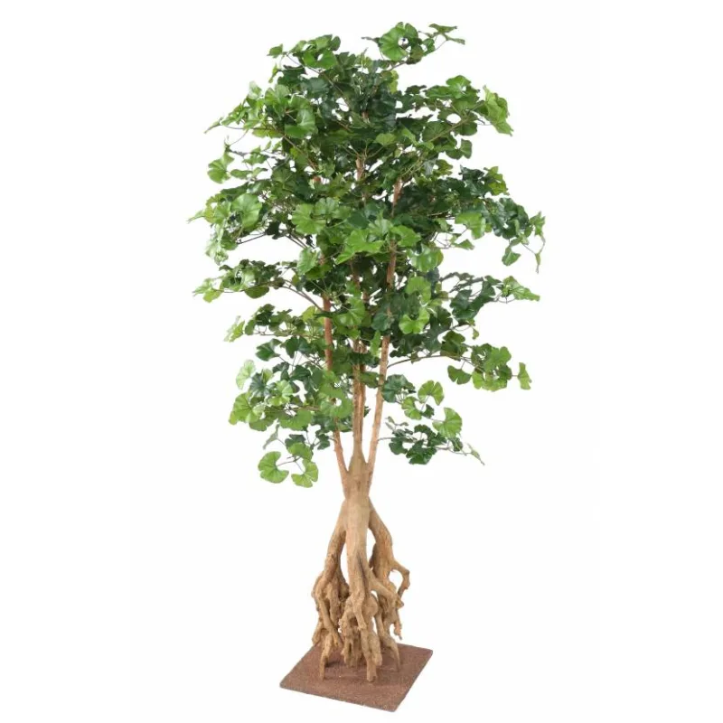 Umelý Jinan dvojlaločný strom s koreňom, 180 cm