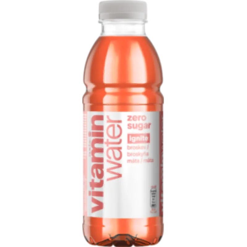Vitamin Water Ignite broskyňa mäta 500 ml