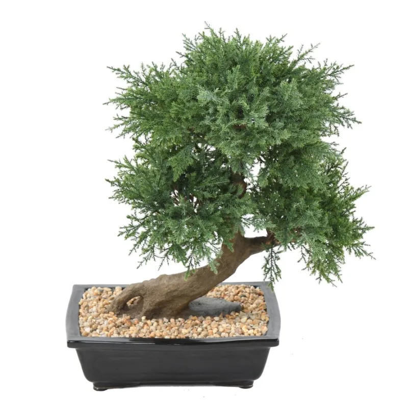Umelá Juniperus bonsai v luxusnom kvetináči, 55 cm