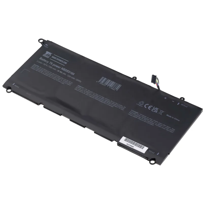 Baterie T6 Power pro Dell XPS 13 9343, XPS 13 9350, 7368mAh, 56Wh, 4cell, Li-pol NBDE0166
