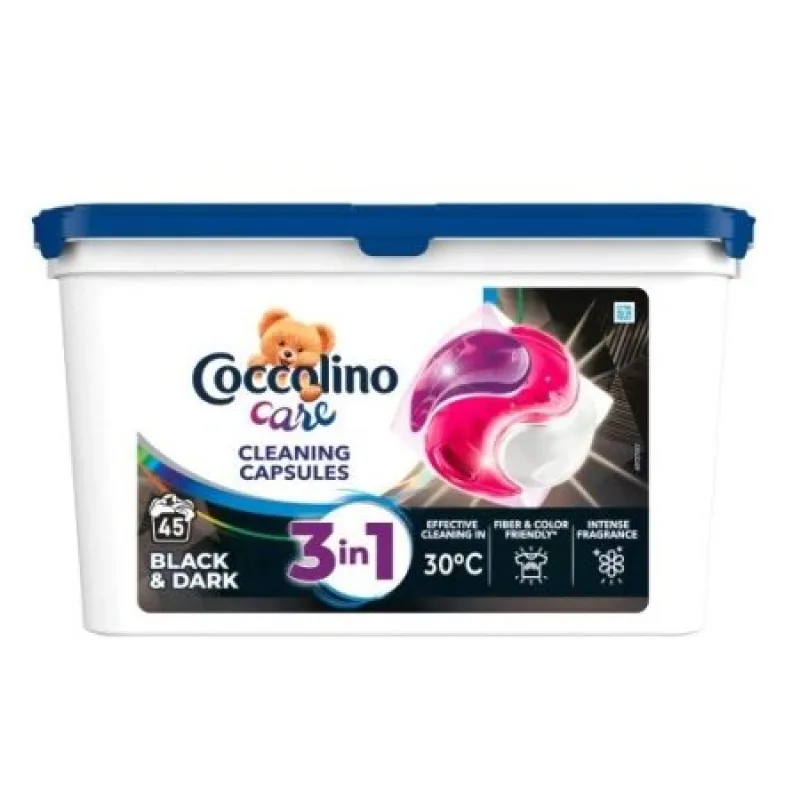 Coccolino Black&Dark 3in1 gelové tablety na pranie 45ks