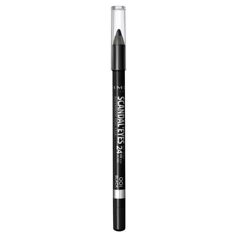 Rimmel London, Scandal Eyes Vodoodolná kajalová očná linka 001 Black 1,3 g