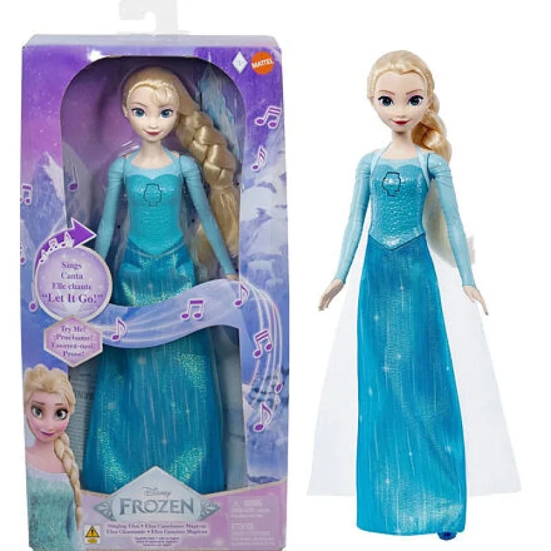 Mattel Frozen panenka Elsa zpívající anglicky 30 cm