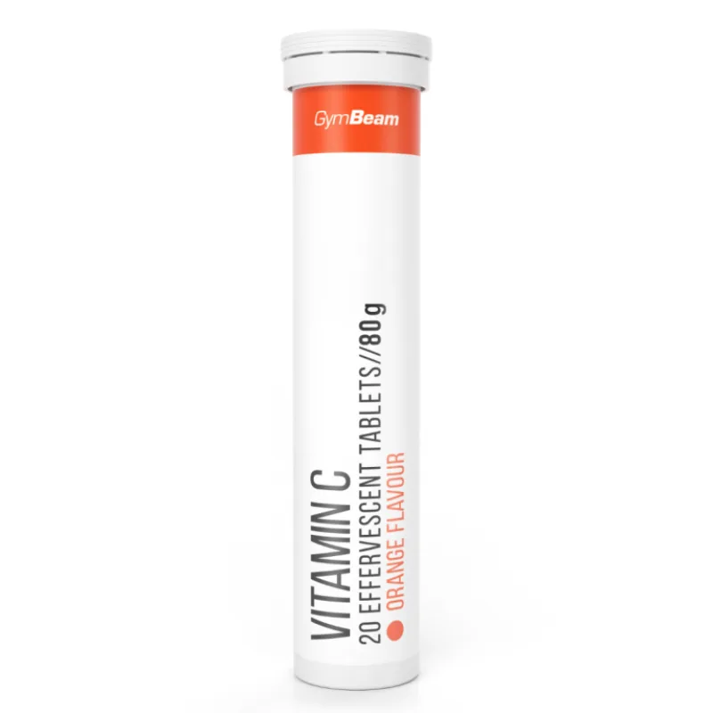 Vitamín C 1000 mg šumivý 20 tabliet - GymBeam Príchuť: Čierna ríbezľa