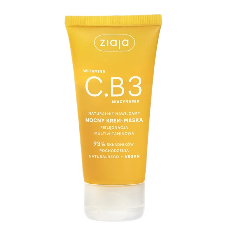 Ziaja, vitamín C.B3 nočný krém-maska 50ml