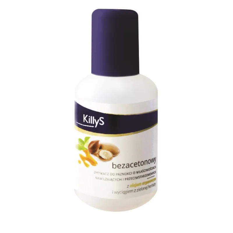 KillyS, Odlakovač na nechty bez acetónu Arganový olej 50ml
