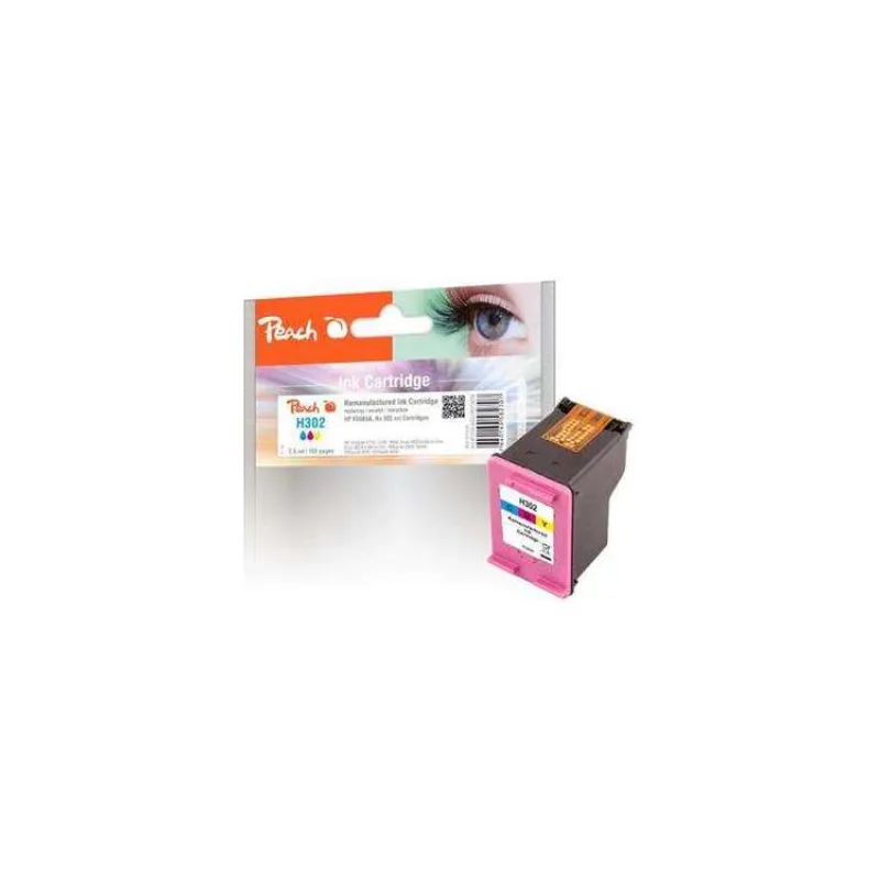 Akce!!! PEACH kompatibilní cartridge HP F6U65A, No 302, color, 7.5ml (319604)